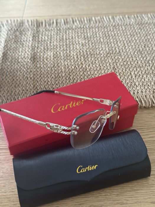 Очила Cartier с кафяво стъкло