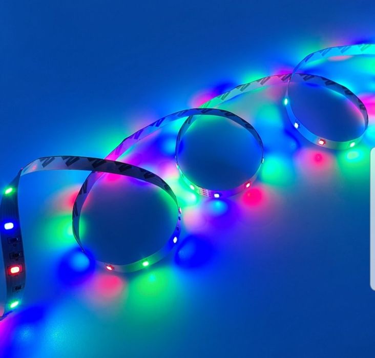 Kit Banda LED STRIP 3528 RGB 5 metri multicolor telecomanda