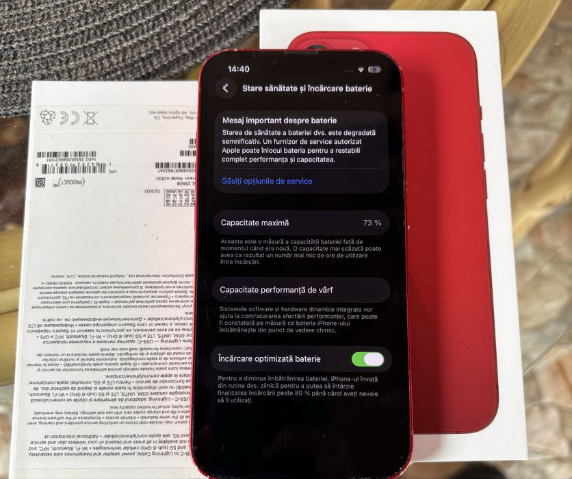 Iphone 13 Product Red 256GB