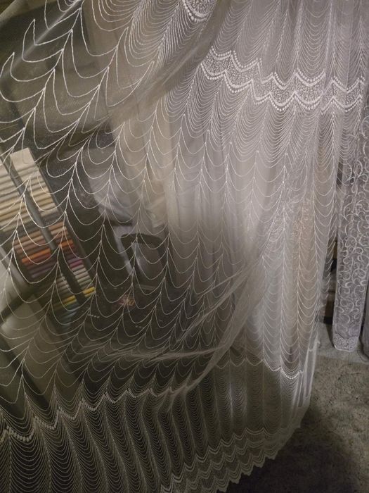 Нови модели плат от  тънка дантела за пердета