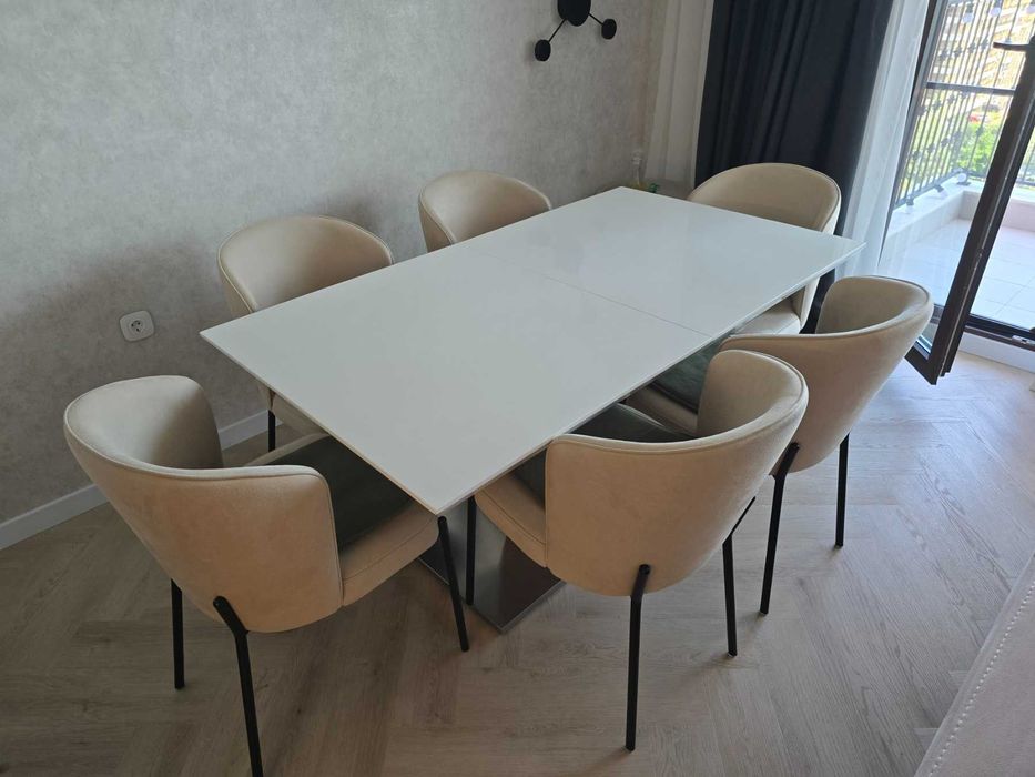 Трапеза маса MDF