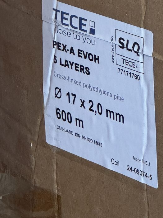 Vând țeavă pentru incalzire in pardoseala