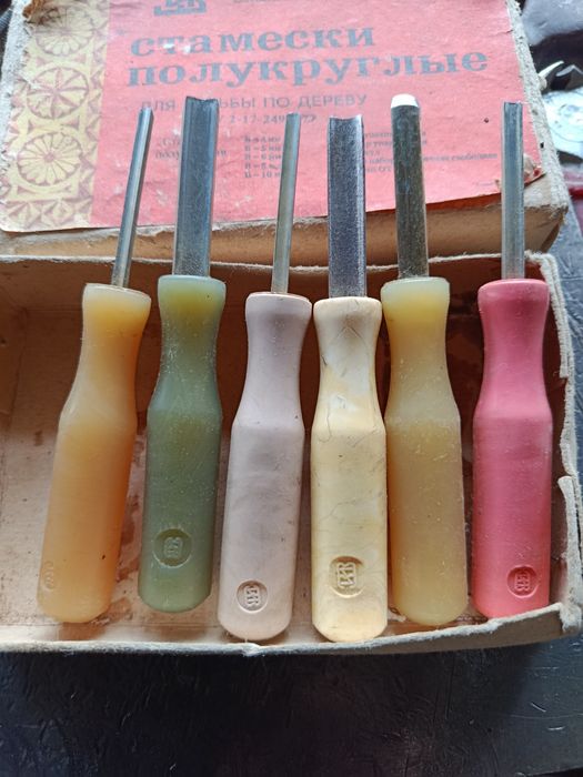 Советские стамески и резцы