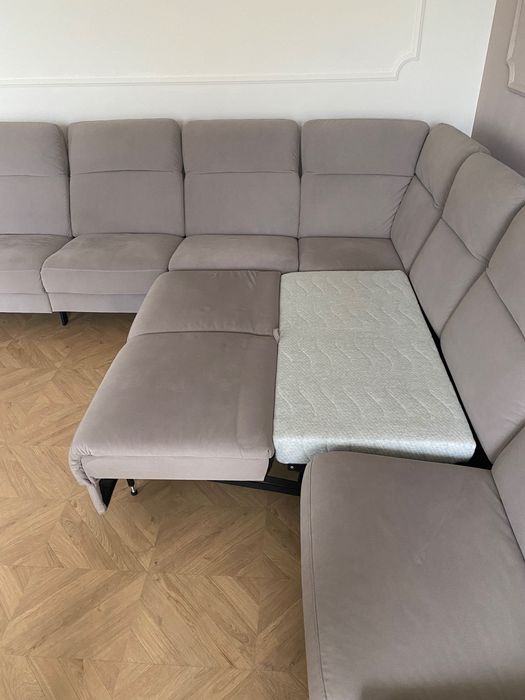 Ъглов диван Gala Collezione с функция кресло и сън