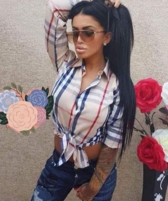 Camasi Burbbery dama, logo brodat, diverse marimi, saculet, etichetă