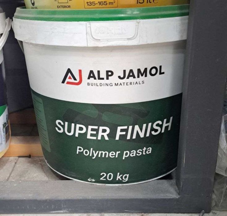 Super Finish – Polimerli tayyor finish shpaklyovkasi (pasta)