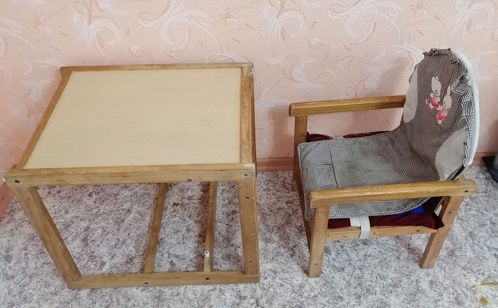 Детский стол со стульчиком, трансформер