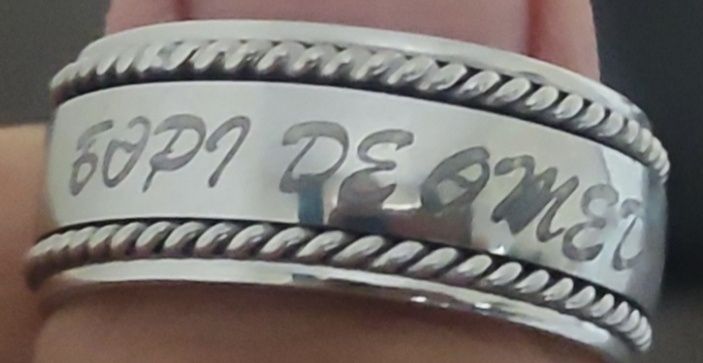 Серебряное кольцо-спиннер 925пр.