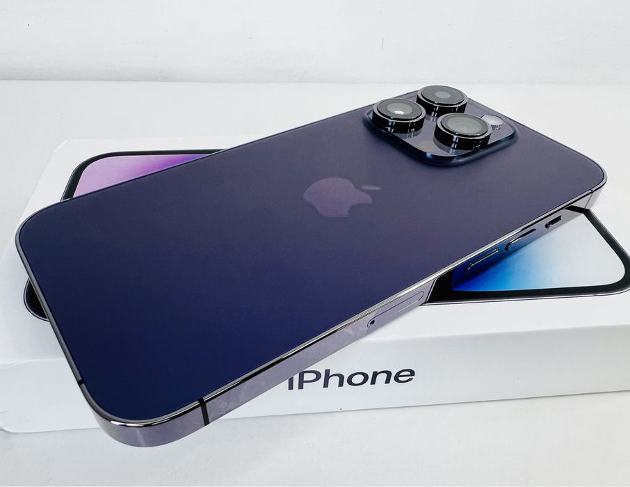 Apple iPhone 14 Pro 128GB Deep Purple 100% Battery! Гаранция!