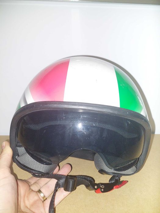 Casca open faceBHR steag Italia talie L
