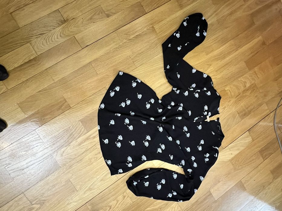 Bluza fete cazual cu lebede
