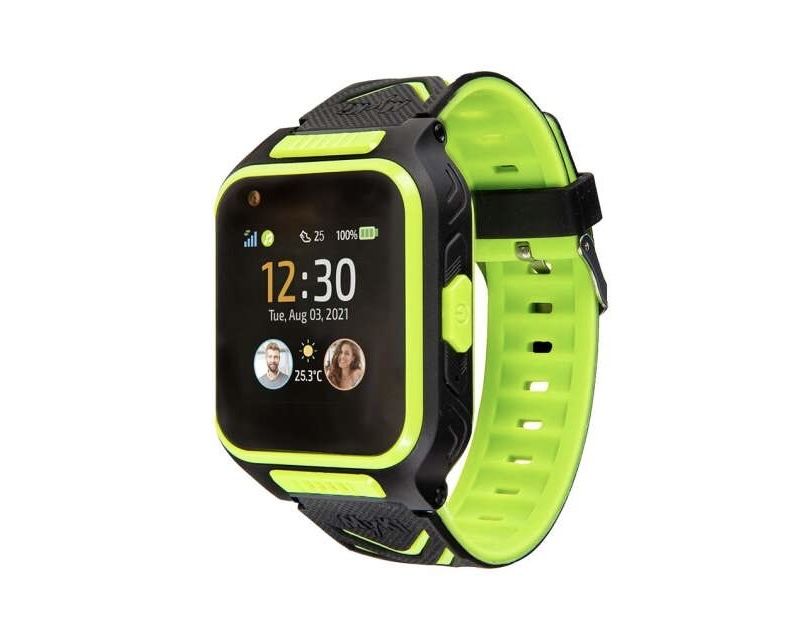 НОВ!!! Смарт часовник за деца MyKi 4 (4G), Зелен/Черен