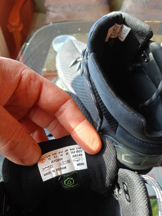 Timberland, непромокаеми ботуши Euro Sprint, Избеляло черно, Антрацитно сиво, 10