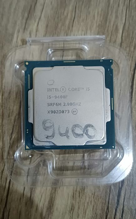 Процессор Intel Core i5-9400F, 6 ядер, отличное состояние