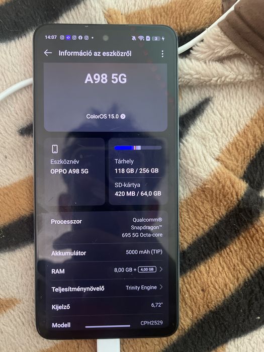 Telefon oppo A 98 5G