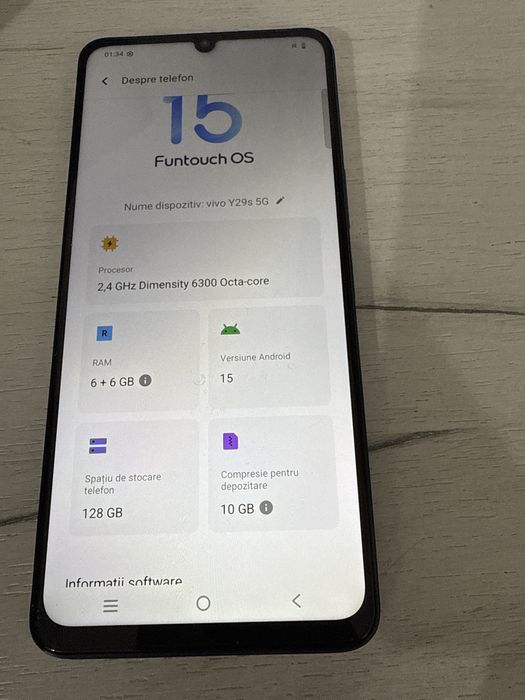 Vivo Y29s 5G 128Gb 6+6Gb ram ca Nou