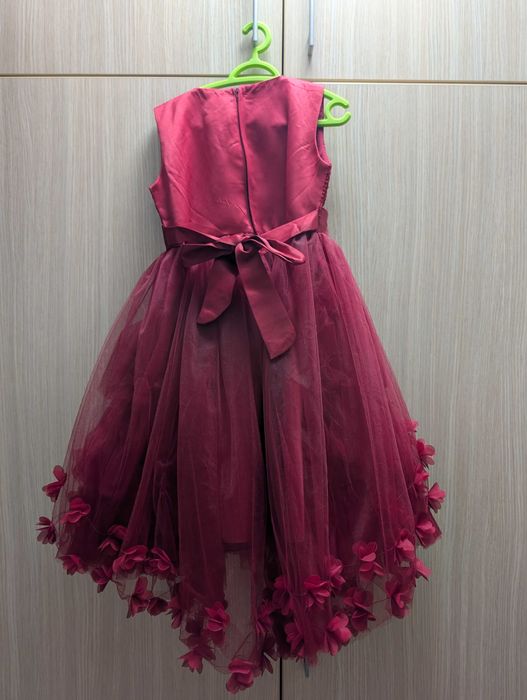 Rochie de copii pt evenimente, pt 122-130 cm, purtata 1 data