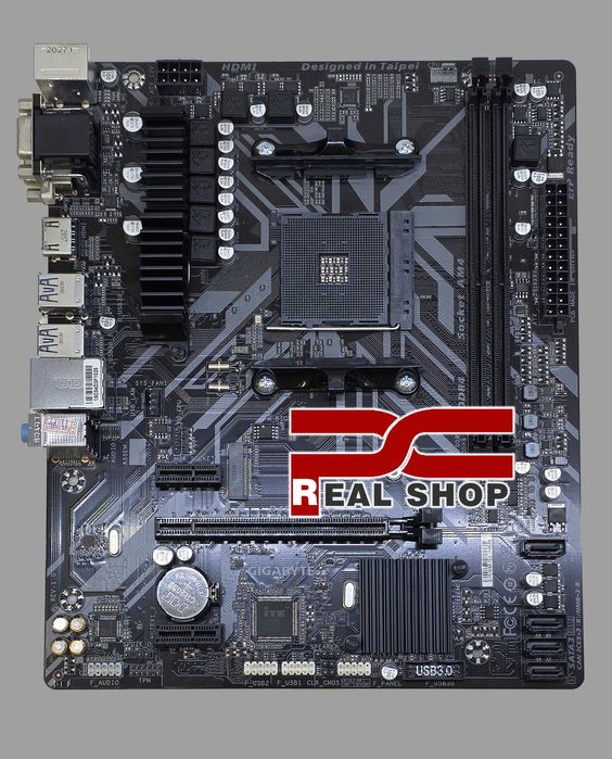 AMD-GAME: GIGABYTE B450 + RYZEN 5 5500 6/12 +16GB DDR4 3200 ~i5 12400F