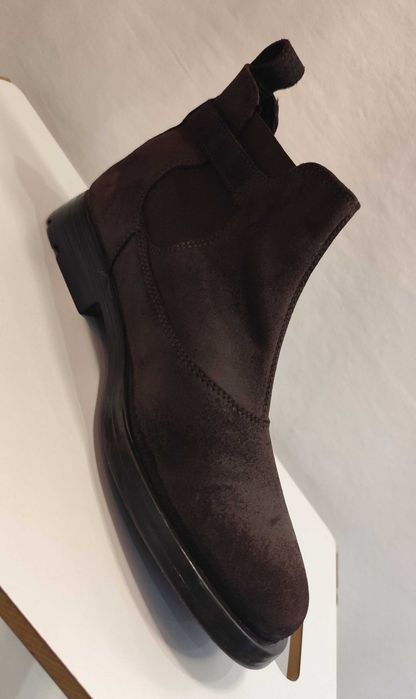 Ghete chelsea 40 40.5 premium CAMPER piele naturala suede maro