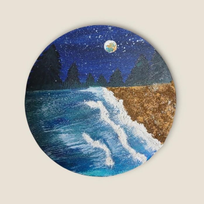 Продаю картину, ночной пейзаж