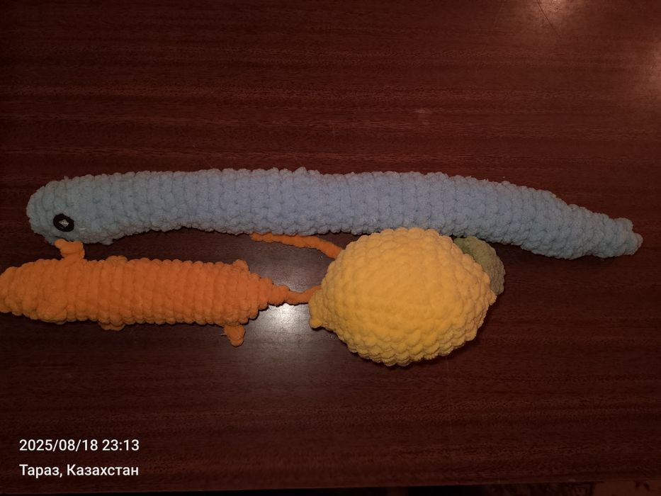 Вязаные игрушки.