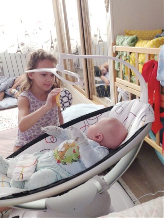 MamaRoo 4moms, детская кресло качалка