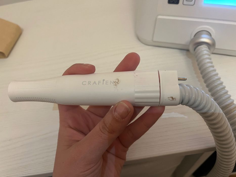 Marathon cyclon vac-електрическа пила с вграден прахоуловител.