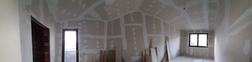 Гипсокартон, окачени тавани  и Алуминиева дограма