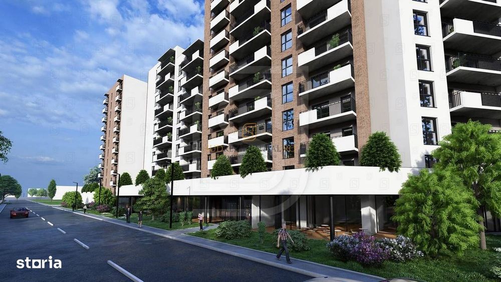 Apartament in bloc nou - 2 camere decomandate, balcon 11 mp - Sector 4