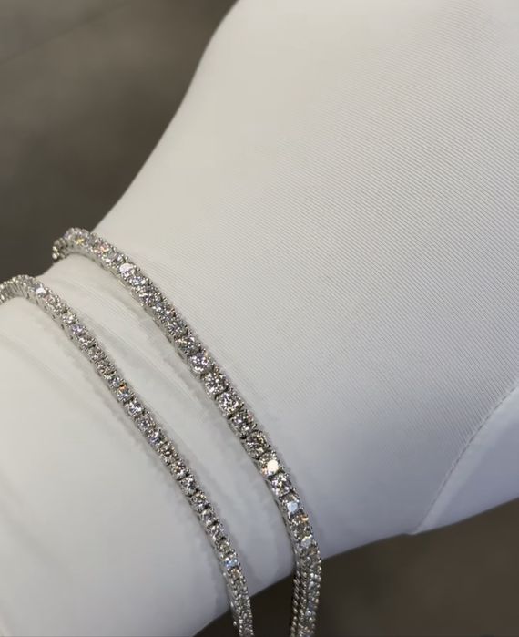 Браслет с муассанитом