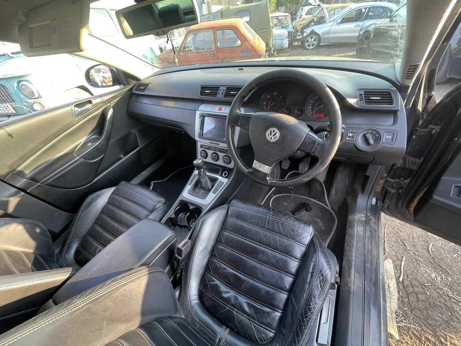 vw passat b6 2.0 tdi bkp на части пасат 6 кожа нави r17