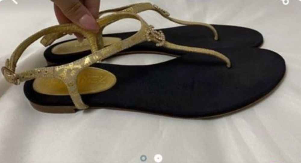 Сандали ( Босоножки)Шанель.Оригинал. 38 размер