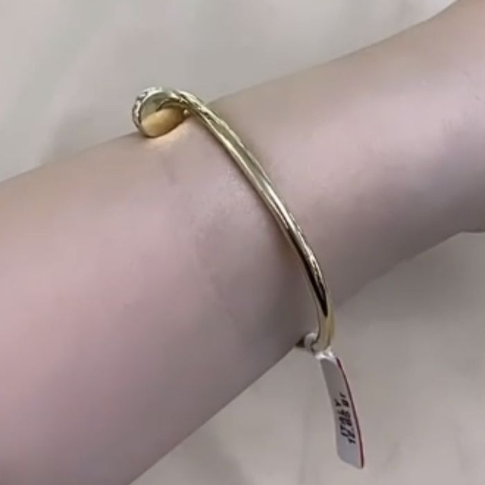 Золотой браслет литый