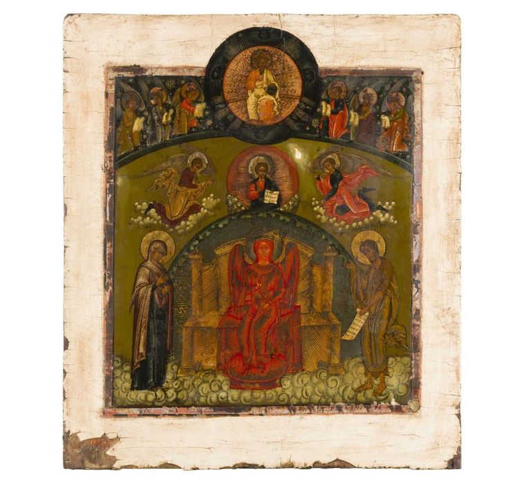 Icoană pe lemn „Sfânta Sofia”, școală rusească, jumătatea sec. XIX