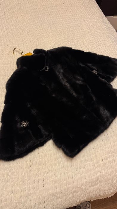 #125 Късо палто от норка.Визон.Яке от норка. Естествена кожа с косъм.