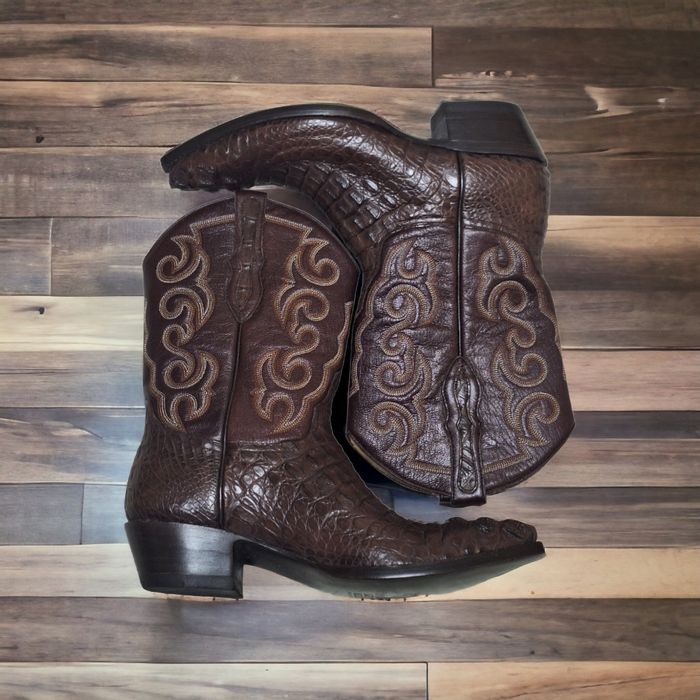 Ciubote Mexicane din Piele de Crocodil Sattler Boots Milano 38-39