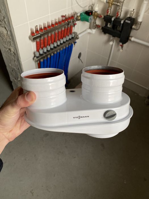 Параллельный адаптер Viessmann котел коаксиал