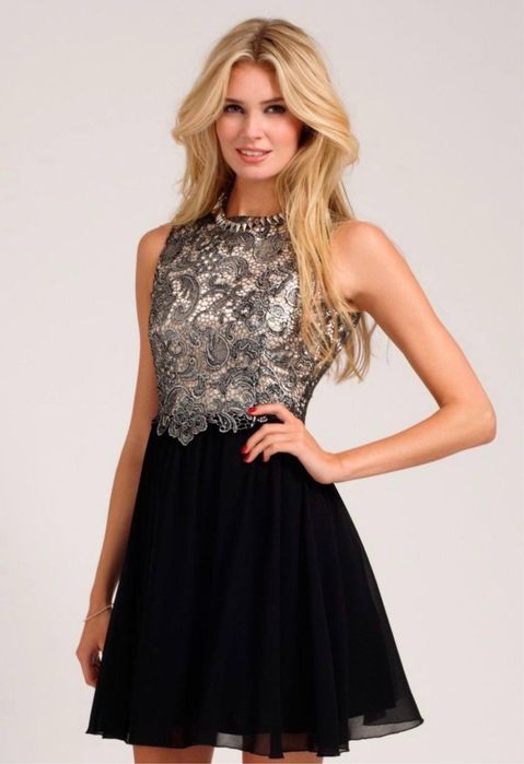 Коктейльное женское платье