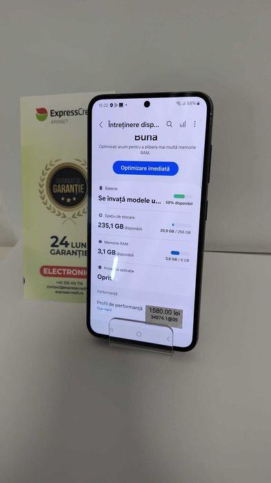 (AG 35) Telefon Samsung S23 B.34274 / 1580 lei / Garantie 2 ani