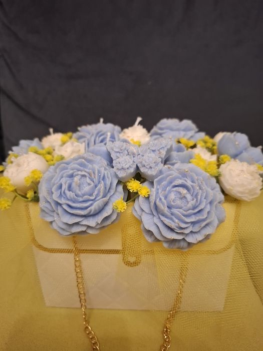 Букети от ароматни соеви свещи