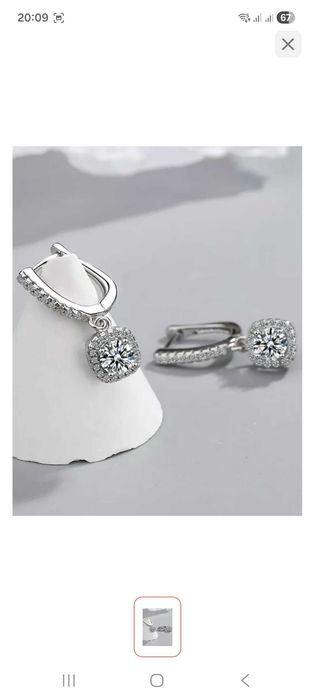 Серебро сережки продам