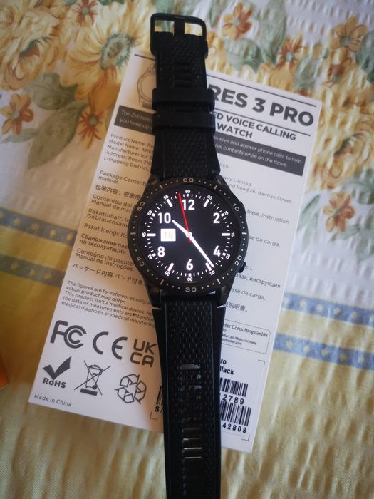 Смарт часовник ARES3PRO с кутия и кабел