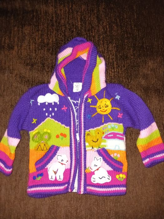 Pulover hand made original Peru