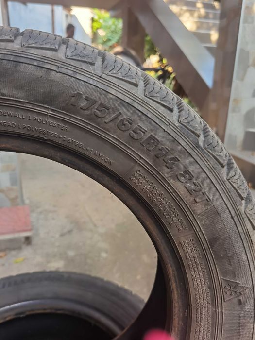 Зимни гуми с железни джанти и без джанти 175/ 65 R14 от пежо 206