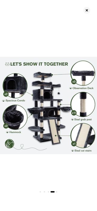 Ansamblu de joaca pisici