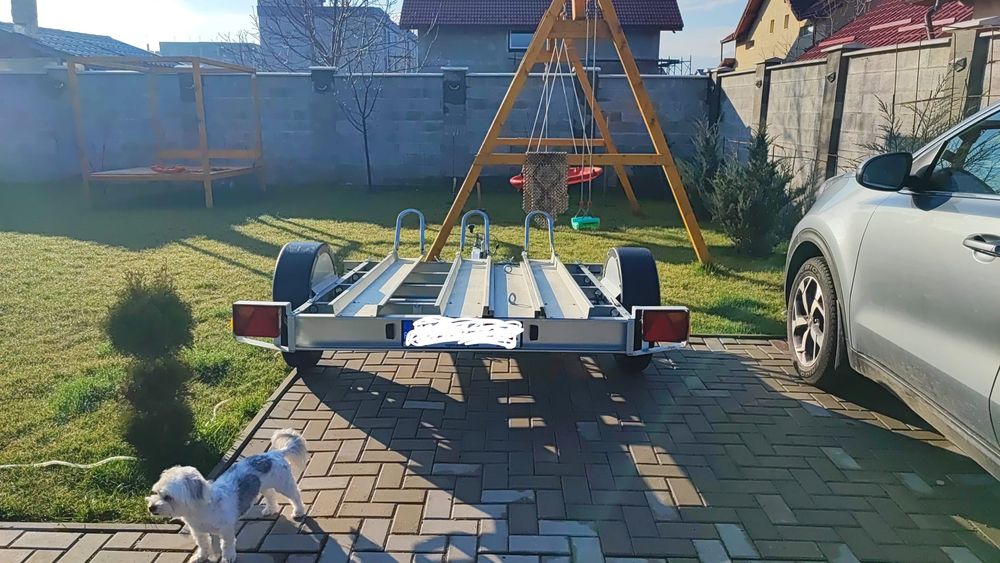 Remorca de inchiriat moto 3 locuri ATV si transport