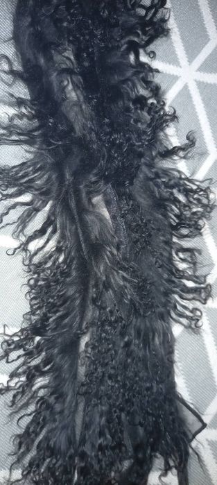 Италиански шал от естествен косъм лама