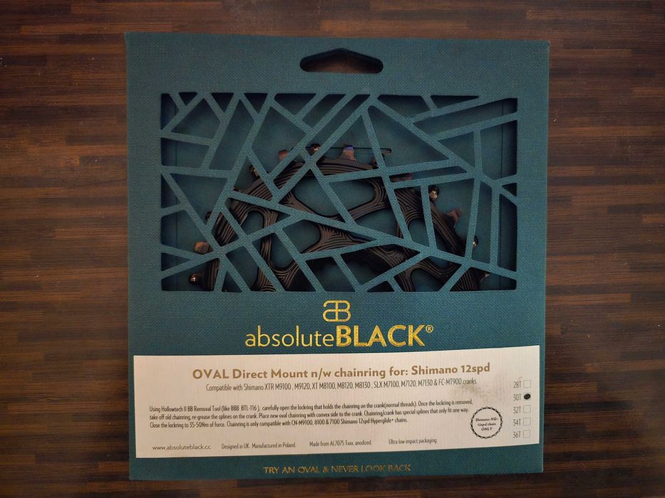Курбели Deore XT и овален венец Absolute Black