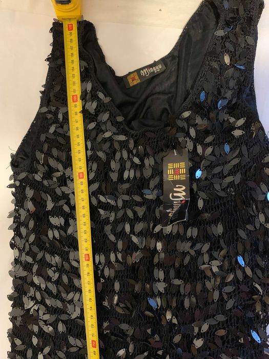 Vand rochie paiete neagra, ocazie, marime M-L