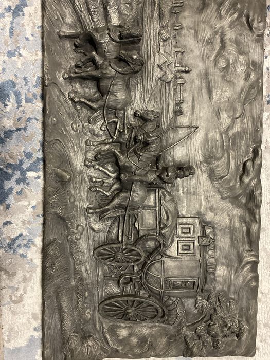 Tablou vechi din plumb